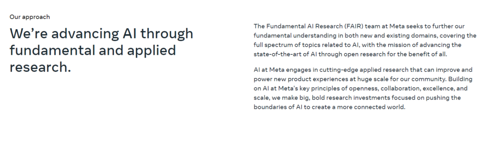 Meta FAIR: Transforming AI Through Fundamental Research