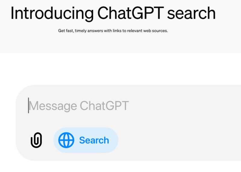 ChatGPT Search Engine